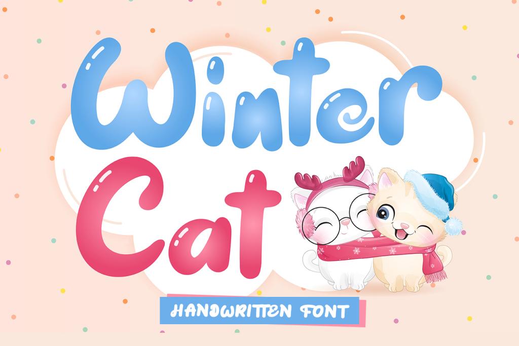 Winter Cat illustration 2