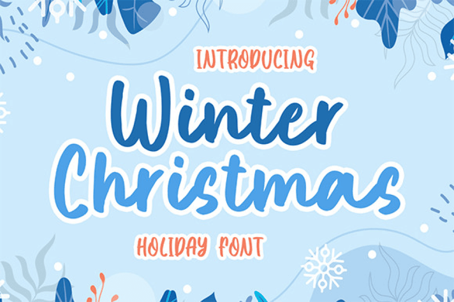 Winter Christmas Font · 1001 Fonts