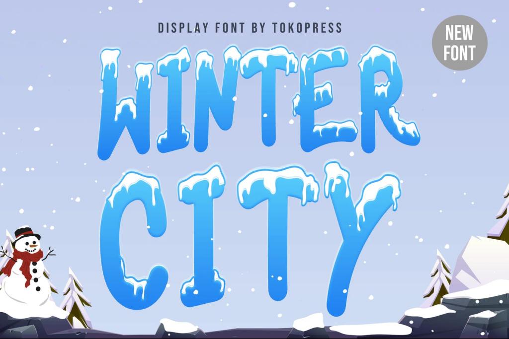 Winter City illustration 2