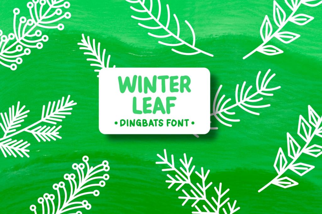 Winter Leaf illustration 1