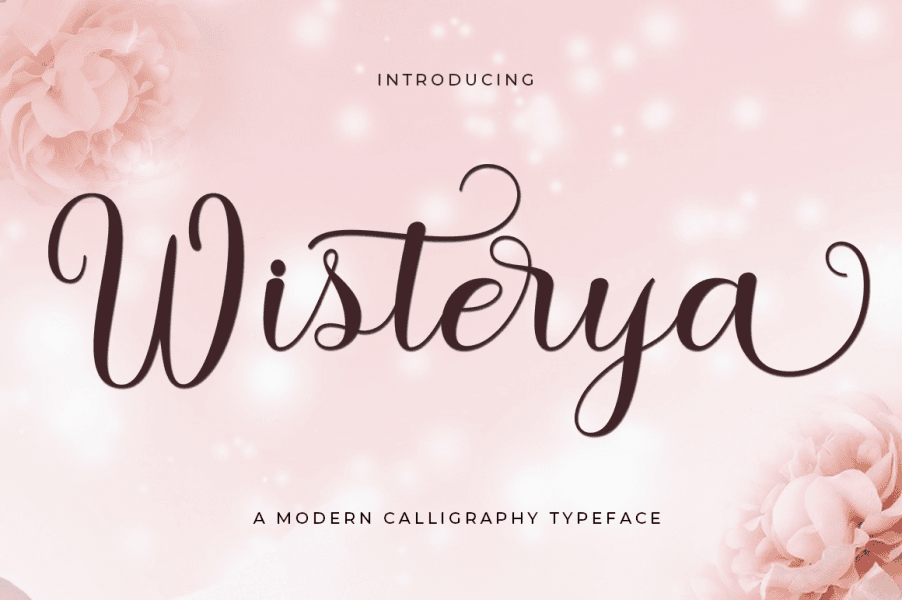 Wistina Script Font · 1001 Fonts