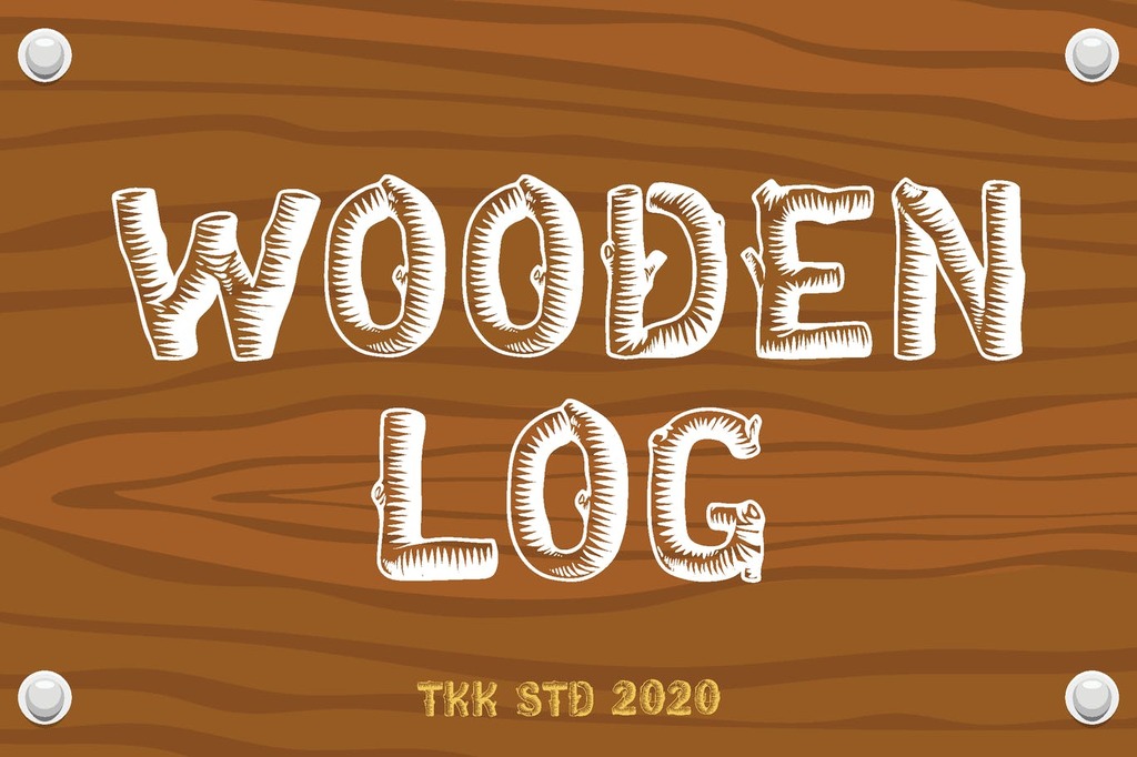 Wooden Log illustration 2