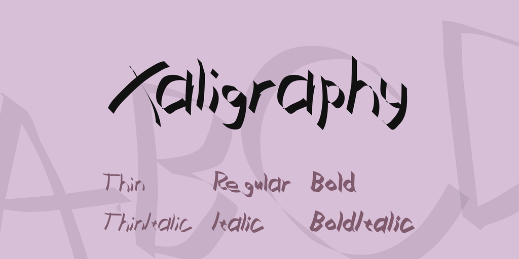 Xaligraphy illustration 2