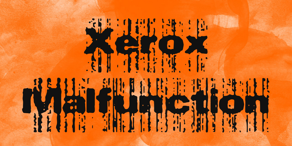 Xerox Malfunction illustration 1