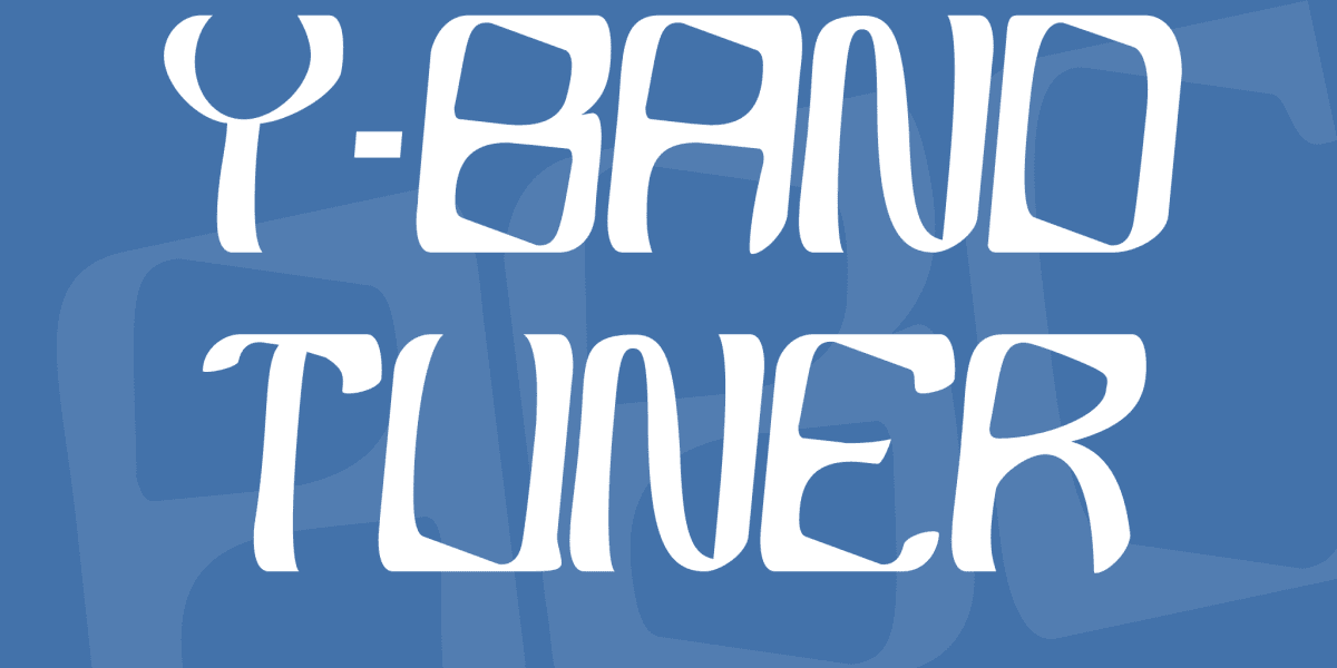 Y-Band Tuner Font · 1001 Fonts