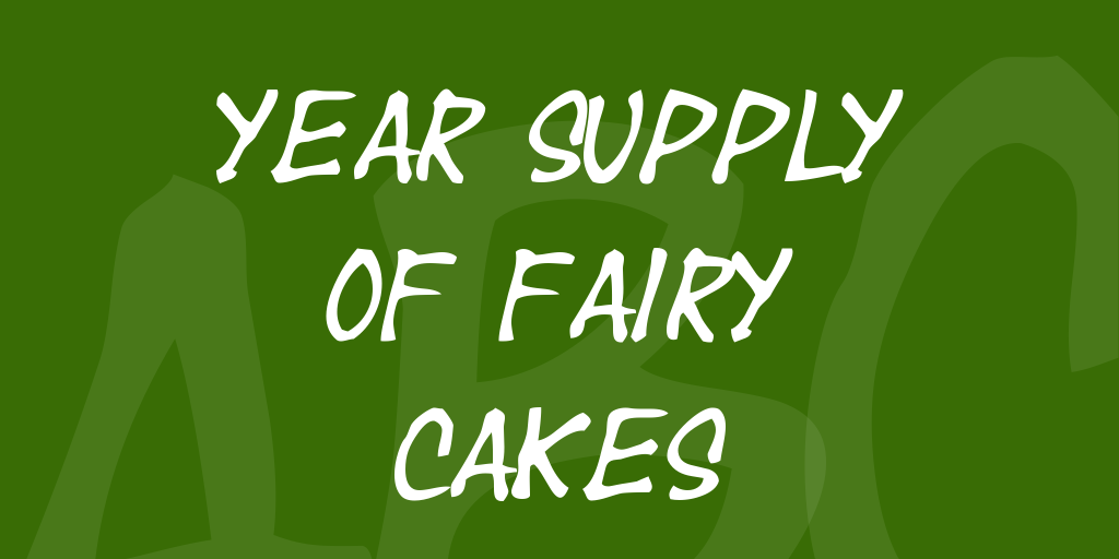 Year supply of fairy cakes illustration 1