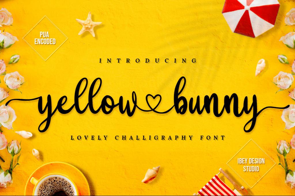 Yellow Bunny illustration 2