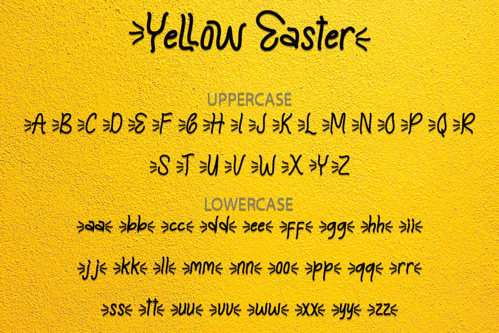 Yellow Easter illustration 9
