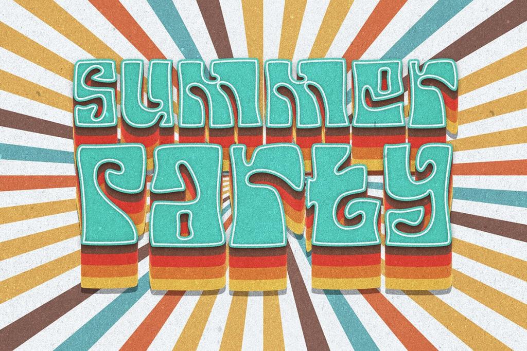Your Groovy Font illustration 4