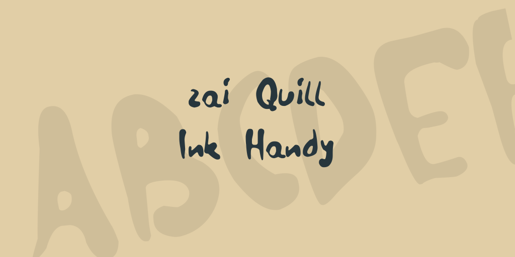 zai Quill Ink Handy illustration 2