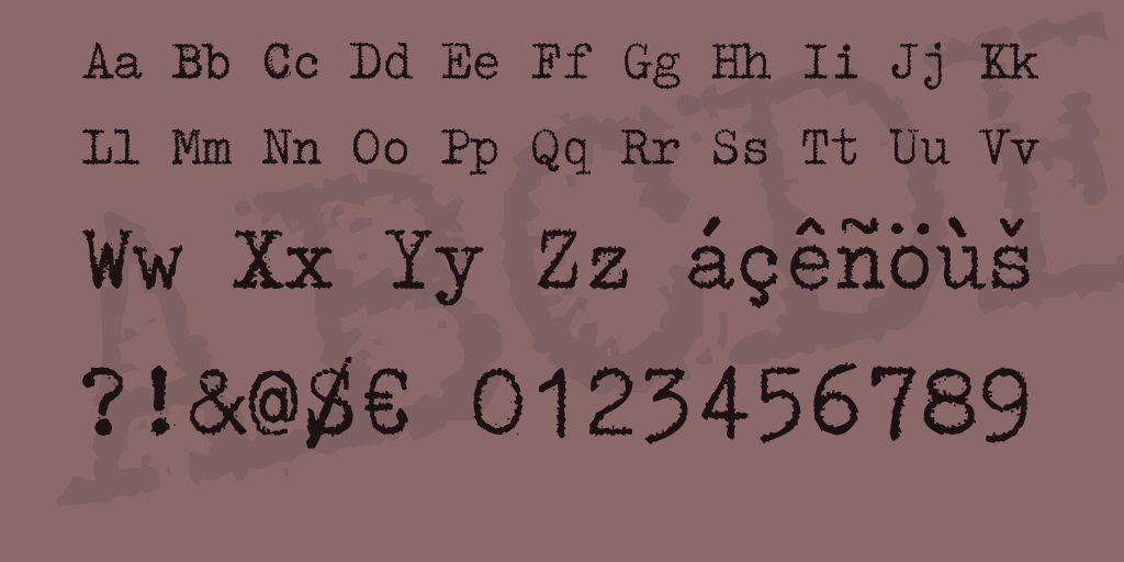 Typewriter Font Tattoo Numbers, HD Png Download, png download, transparent  png image | PNG.ToolXoX.com