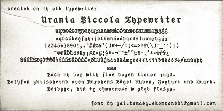 zai Urania Piccola Typewriter illustration 1