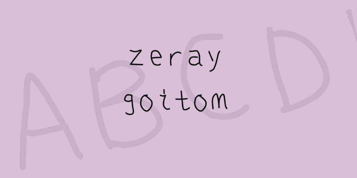 Goitom Name zeray goitom Font · 1001 Fonts