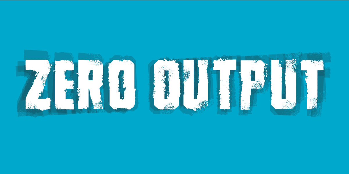 Zero Output DEMO Font · 1001 Fonts