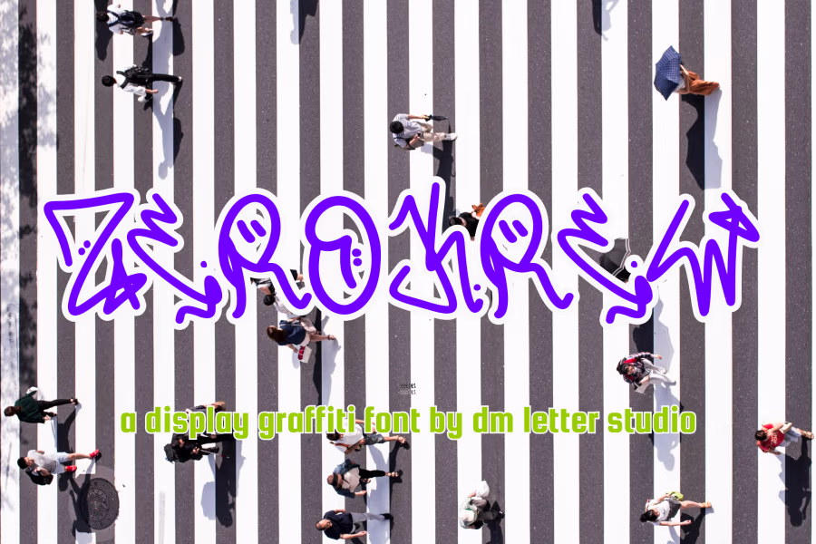 Zerokrew by Dm Letter Studio — Free Font Download | NoBadFonts