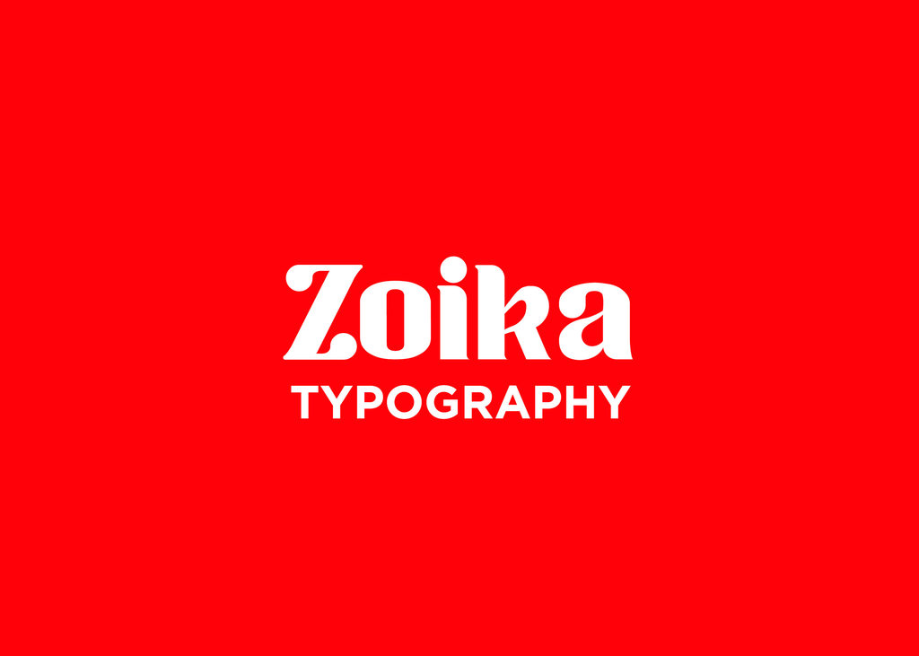 Zoika font illustration 1