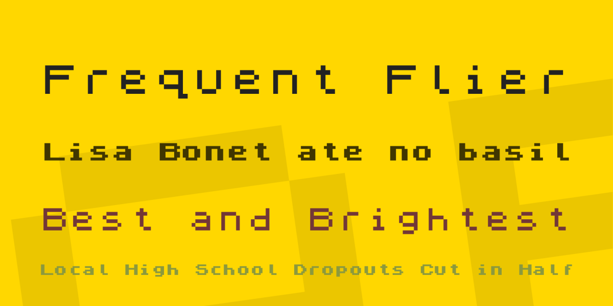 ZX Font Family · 1001 Fonts